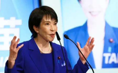 Japan's Takaichi says will 'steadfastly protect' territorial waters