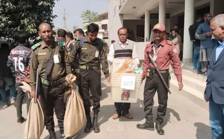 Voting preparations complete in Naogaon
