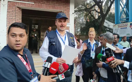 Big day for Bangladesh's democracy, EU chief polls observer