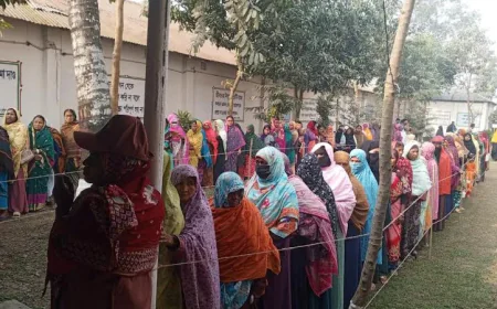 Polling begins in Dinajpur-3 amid festive atmosphere