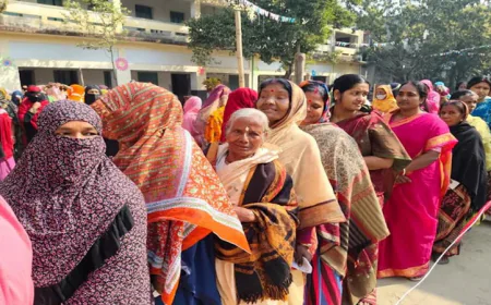 46.16 pc voter turnout in Rajshahi until 2 PM