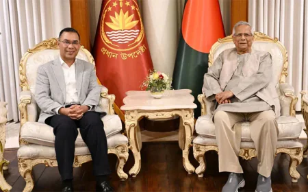 Chief Adviser congratulates Tarique Rahman on landslide victory