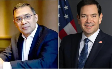 Rubio congratulates Tarique Rahman