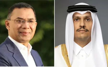 Qatar PM congratulates Tarique Rahman on victory