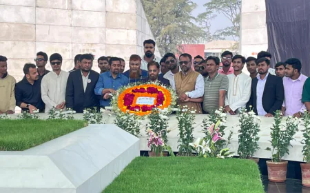 MP Ainul Haque Visits Graves of Zia and Khaleda