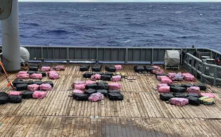 French navy seizes 2.4 tonnes of cocaine in Pacific