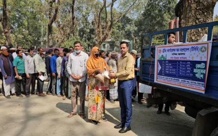 TCB launches commodity selling on truck in Tangail ahead of Ramadan