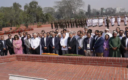 PM, new cabinet members pay homage to martyrs in Savar
