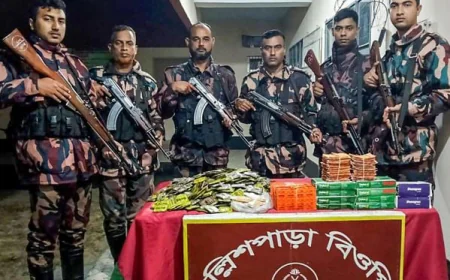 BGB seizes drugs, contraband worth Tk 47 lakh in Kushtia