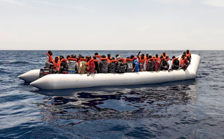 From the sky, NGO searches for west African migrant boats in distress