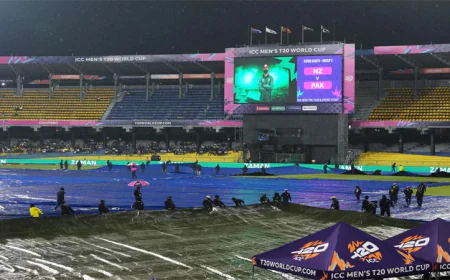 New Zealand-Pakistan Super Eight World Cup clash rained off
