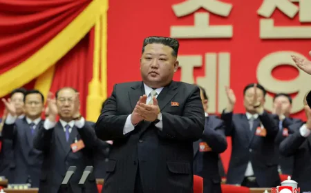 NKorea's Kim re-elected to lead ruling party at congress: KCNA