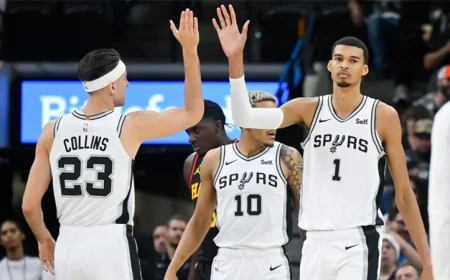 Spurs overpower Pistons in clash of NBA's form teams