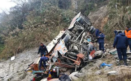 Three foreigners among 19 killed in Nepal bus crash