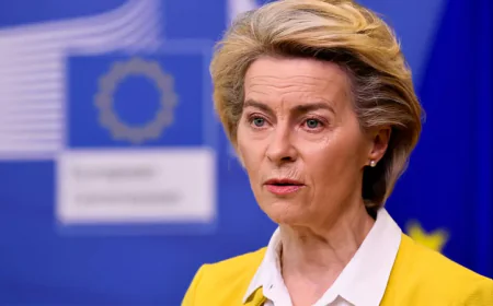 EU chief von der Leyen in Ukraine on anniversary of Russian invasion