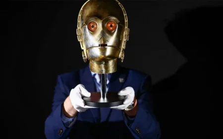 Jaws' harpoon gun and 'Star Wars' treasures lead LA film and TV auction