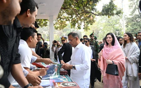 PM opens Amar Ekushey Book Fair 2026