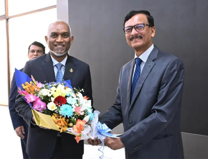 Maldives President arrives to join oath taking ceremony of new cabinet