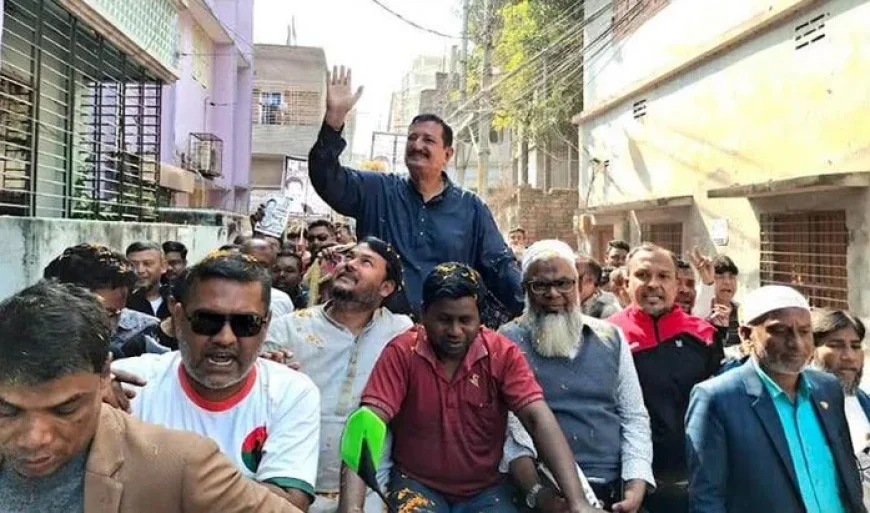 Minu promises to remain with people of Rajshahi as he did in the past