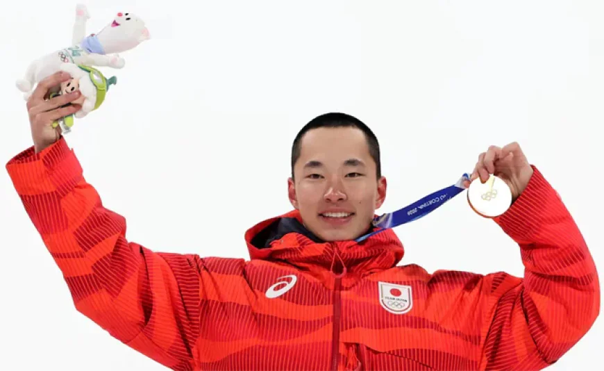 Japan's Kimura wins Olympic snowboard big air gold