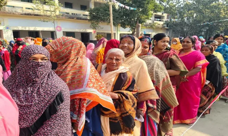 46.16 pc voter turnout in Rajshahi until 2 PM