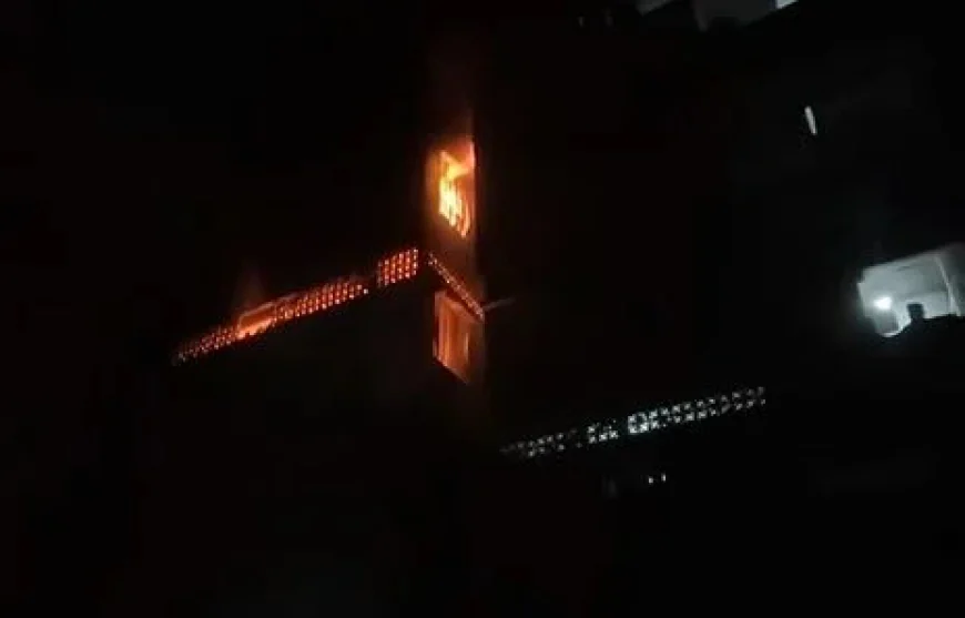 Fire at Karwan Bazar wooden shop brought under control