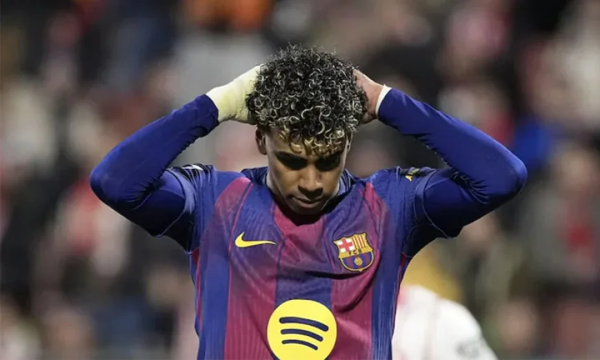 Barca suffer title defence blow in Girona derby defeat
