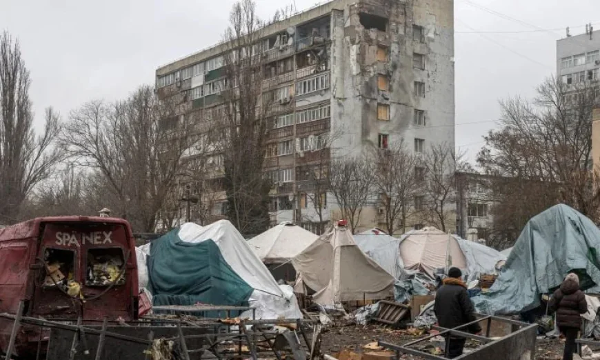 Drones, sirens, army posters: How four years of war changed a Russian city