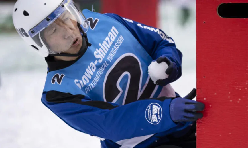 The Japanese snowball fight game vying to be an Olympic sport