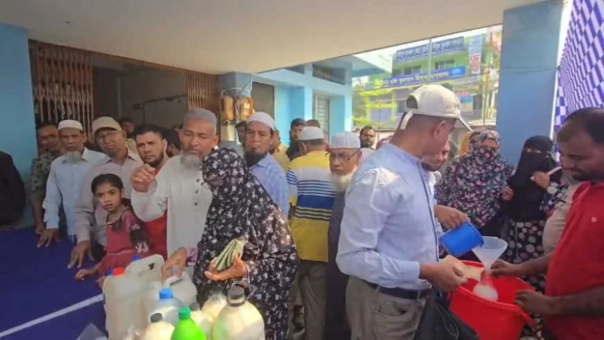 Selling of livestock products at affordable prices launched in Patuakhali