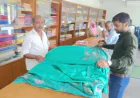 Cloth produced from silk yarn sold at own showroom in Rajshahi