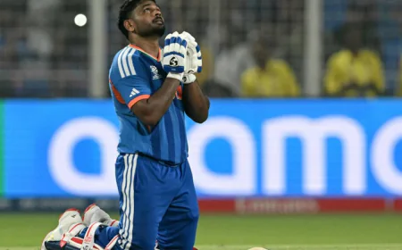 'Superman Sanju' toast of India after T20 World Cup heroics