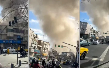 Explosions near Iran's state television HQ but no broadcast disruption: statement