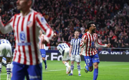 Gonzalez brace helps Atletico beat Real Sociedad