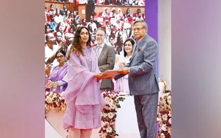 Barrister Zaima Rahman receives Khaleda’s award on International Women's Day