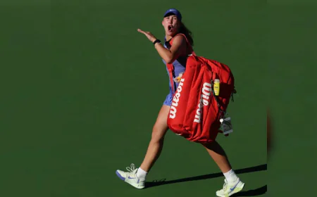 Siniakova ends Andreeva Indian Wells defense in third round
