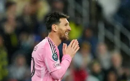 Messi stuck on 899 goals after 0-0 Miami draw at Nashville