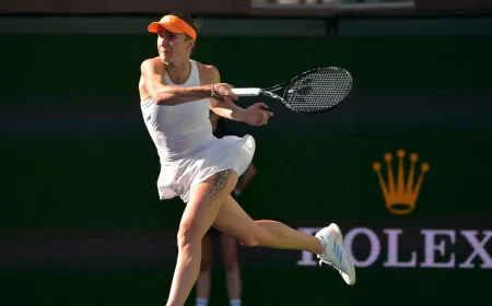 Svitolina topples Swiatek at Indian Wells as Sabalenka, Rybakina advance
