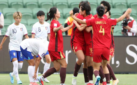China edge Taiwan in extra-time to make Women's Asian Cup semis