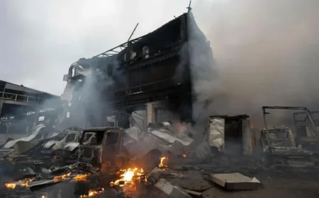 Ukraine says Russian strikes kill 3 in Kyiv region