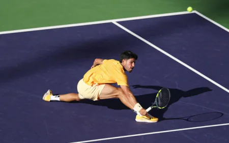 Alcaraz unbeaten run ends in Indian Wells semi-final loss to Medvedev