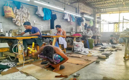 Tailors in Lalmonirhat busy with Eid orders