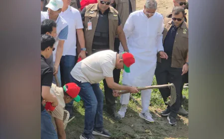 PM opens nationwide canal excavation programme in Kaharole, Dinajpur