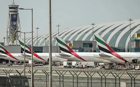 Flights temporarily suspended at Dubai's airport following nearby drone incident