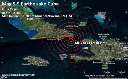 Magnitude 5.8 earthquake hits off Cuba: USGS