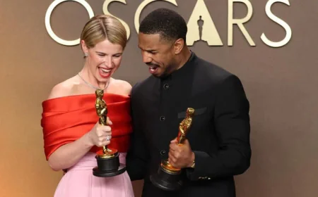 Oscars audience drops, viewing figures show