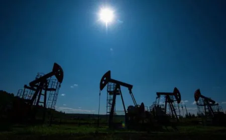 US benchmark WTI crude falls over four percent