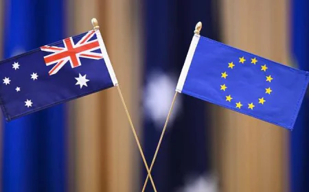 EU chief's Australia visit raises hopes for trade deal