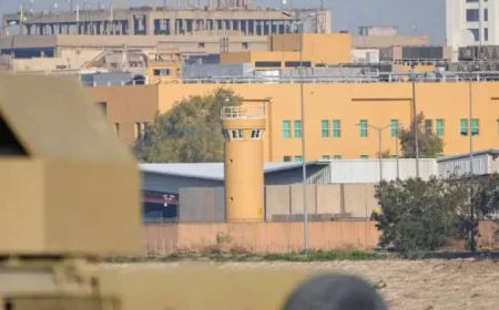 Iraqi security official says drone hits US embassy in Baghdad