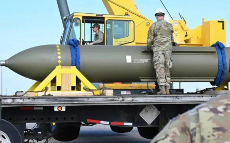 US military says hit Iran missile sites near strait with 'bunker buster' bombs